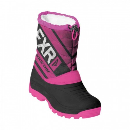 FXR Youth Octane Sko Sort/Fuchsia