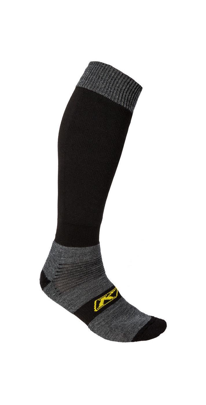 Klim sokk – tilbyr den ultimate komfort i en stor varisjon av vær. Den er mer midtpunktet mellom Mammoth og Vented – ikke for varm og ikke for kald. Den tørker og fjerner fukt raskt. Blanding av ull isolerer og holder deg komfortabel under kaldere forhold