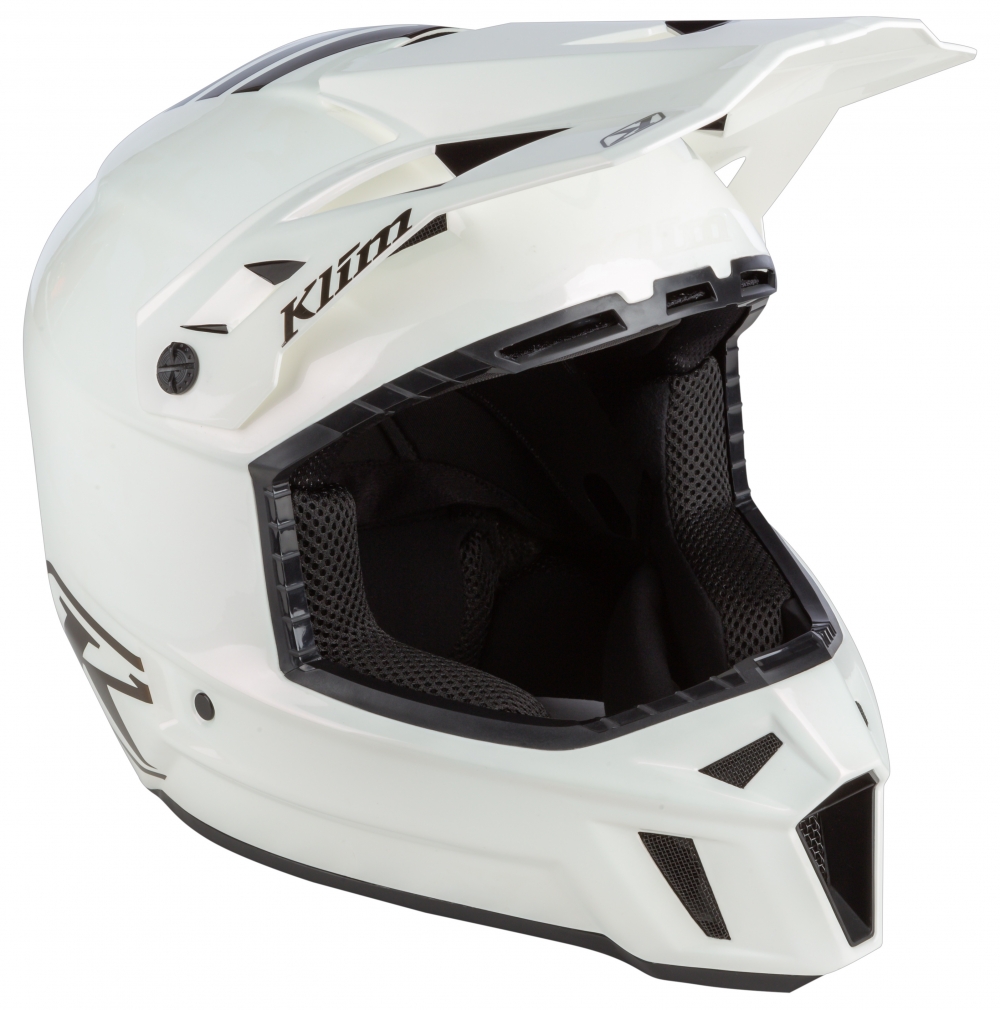 Klim har utviklet et nytt ultralett chassi av karbonfiber. F3 hjelmen er den letteste ECE hjelmen i fra Klim. Her snakker vi høy sikkerhet og rått design!